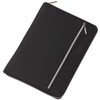 Raymay Fujii Multi-Covered Notebook Nilon Double-Zippered A5-Size Orange CN182D, blk