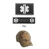 WZT 2 Pieces Paramedic Morale Tactical Patch with Backing Decorative