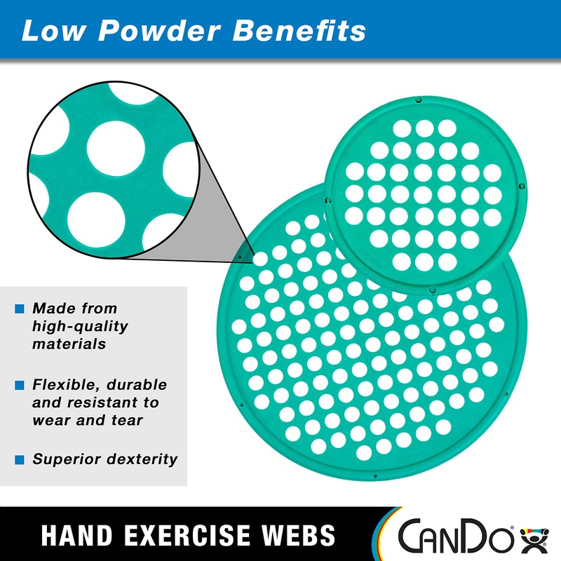 Cando® 10-0863 Power-Web - Hand Grip Trainer, Hand strengthener, diameter