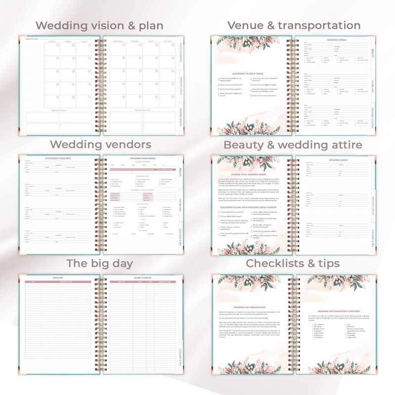 Clever Fox Wedding Planner – Notebook Organizer for Bride –