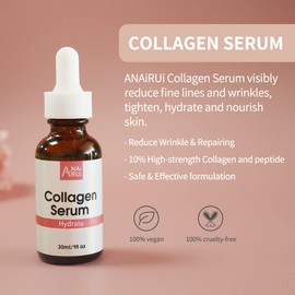 Collagen Facial Serum for Face, Neck and Eye around,Unscented 1fl. Oz