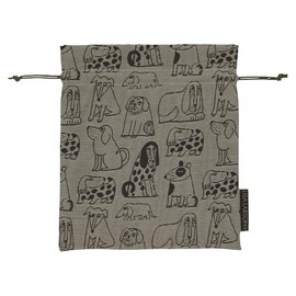 Marushin 6905014400 Mini Tote Bag, Lisa Larson Green Dog Clothing, Lightweight, Small, Compact, Small Items, Mother's Day, Birthday, Present, Gift