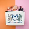Gfhzdmf Gators Lover Gift Makeup Bag Alligator Gift for Daughter