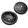 Black Garbage Disposal Splash Guards Collar Sink Baffle, 3-1/8 Inch