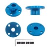 4pcs 8mm Aluminum Alloy Rigid Flange Coupling Motor Guide Shaft
