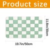 Checkered Dog Feeding Mat, Non-Slip Sole Absorbent Dog and Water