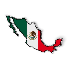 Mexico Map - Flexible Magnet - Car Fridge Locker - 5.5"