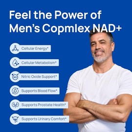 Selerb Suplementos NAD+ para Hombres – Suplementos de Óxido Nítrico para la Salud de la Próstata para Hombres con Resveratrol, CoQ10, L Citrulina y Li