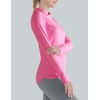 3 Pack Women's Thermal Fleece Shirts Long Sleeve Mock Turtleneck