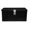 munirater 20 Inch Heavy Duty Black Aluminum Plate Tool Box