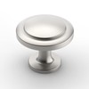 9BUILD 10 Pack Brushed Satin Nickel Drawer Knobs Round Cabinet