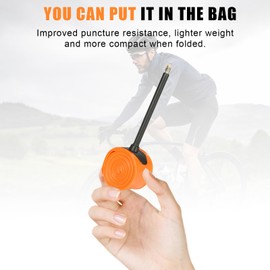 VincuriSelect Inner Tubes Set of 3 Ultra Light TPU Inner Tubes for Road Bike Comletible with 700x18c-32c Tyres, Presta 85mm + Tyre Lever & Repair Kit