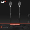 A-Premium 2 x Front Inner Tie Rod Ends, Compatible with