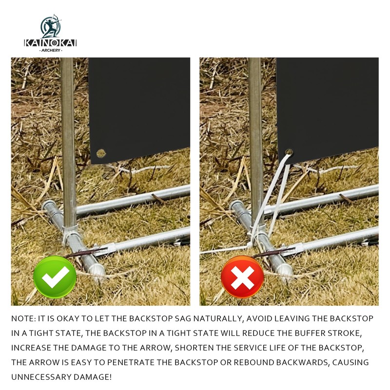 KAINOKAI Archery Backstop Archery Netting for Recurve Bow Compound Bow