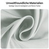 Lerores Duschvorhang 80x200cm Grau, Beschwerter Saum Antischimmel Textil, Wasserabweisend, Waschbar