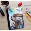 CreaDesign, Children's Certificate Folder with Name, Otter Motif without Transparent
