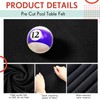 Mixweer Billiard Cloth 8.53ft Pool Table Felt with 6 Cloth