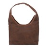 Shoulder Bag for Women Soft PU Leather Minimalistic Top Handle