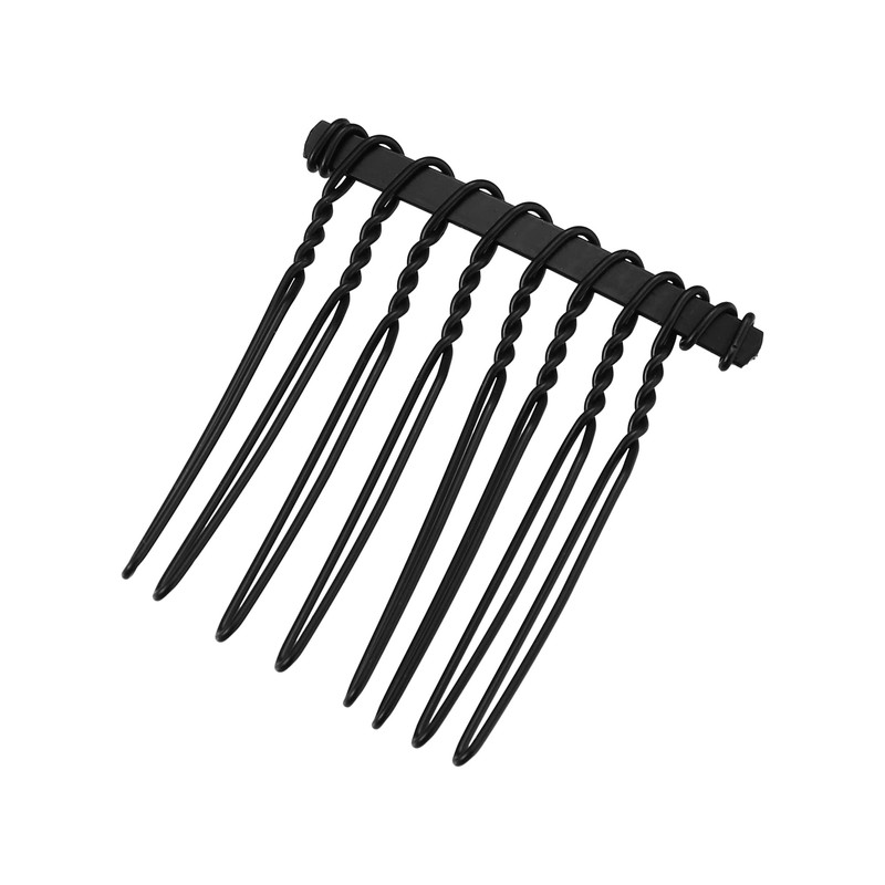 VOCOSTE Anti-Slip Hairside Comb Axserie Metal Black Hair Side Comb