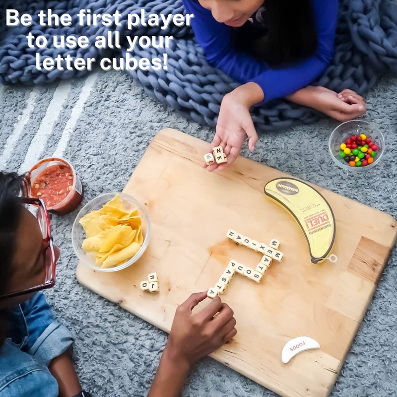 Bananagrams Duel: Ultimate 2 Player Travel Game | Small Space