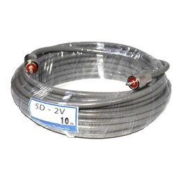 Coaxial Cable, 5D-2V, 32.8 ft (10 m), M Type Connectors on Both Ends