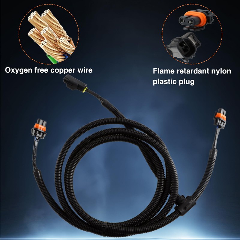 KPALAG RH&LH Fog Lights Jumper Wiring Harness Pigtail Compatible with