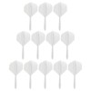 PATIKIL 12 Piece Integrated Dart Shaft and Flight Lightweight Plastic