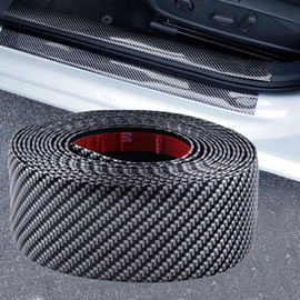 Car Door Sill Protector Car Door Sill Protectors Anti-Collision Strips Rubber Waterproof Protective Strip for Car Door Protection Door Sill Protector Bumper Protector (Black, 7 cm Wide, 3 Metres Long)