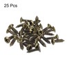 sourcing map 25pcs 3MM Electric Guitar Bass Pickguard Screws Scratch