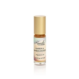 Kuumba Made Amber & Sandalwood Fragrance Oil Roll-On .125 Oz / 3.7 ml (1-Unit)