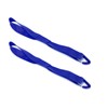 Ruimou 2pcs Blue Soft Loop Tie Down Straps with 2Pcs