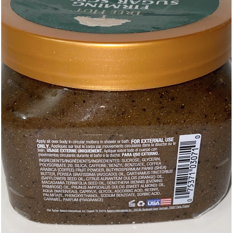 Tree Hut Skin Firming Exfoliating Sugar Scrub w/ Caffeine Mocha