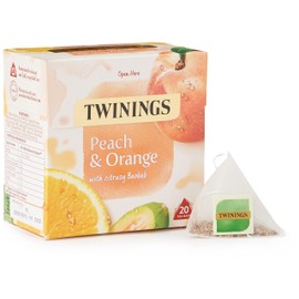 Twinings Peach & Orange Tea Bags, 20 Count (Pack of 1)