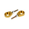 AKF Set of 2 Chain Tensioners for Swingarm, Aluminium Gold