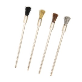 Mini cepillo de alambre, acero inoxidable Quita la suciedad Áreas estrechas Mancha Cepillo de alambre de acero para joyería para instrumentos electrónicos en miniatura
