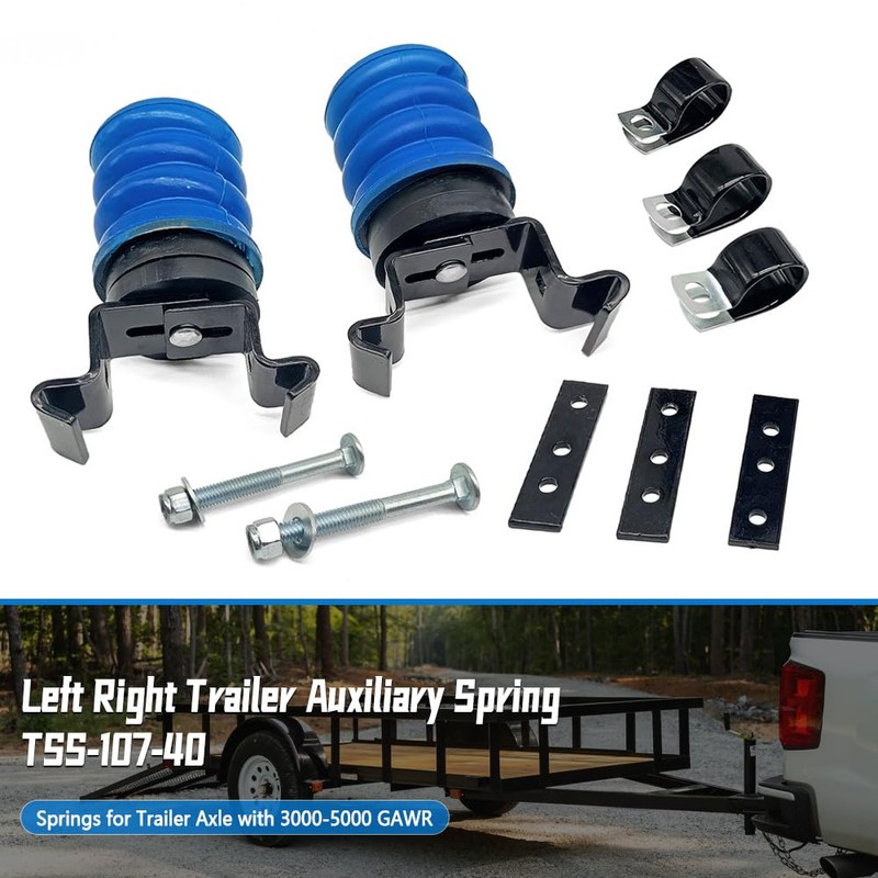 GOLACOD Trailer Auxiliary Spring Kit TSS-107-40 - Left & Right