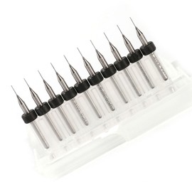 PCB PCB Carbide Micro Drill Bit Tool Set 0.1 mm to 1.4 mm (0.3 mm) Pack of 10