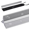 Wintex Triangular Ruler Silver – High Quality Aluminium Ruler 30