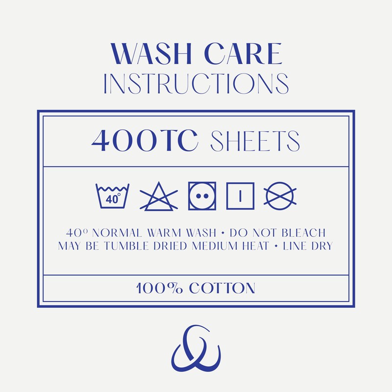 Christy Standard Pillowcases 2 Pack | 400TC Luxury Bedding |
