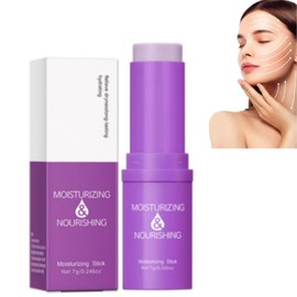 Barra Hidratante Facial en Stick con Ácido Hialurónico, Hidratación Profunda Hidratante Cuidado, Polvo Hidratante Barra Hidratante Para Todo Tipo de Piel (purple)