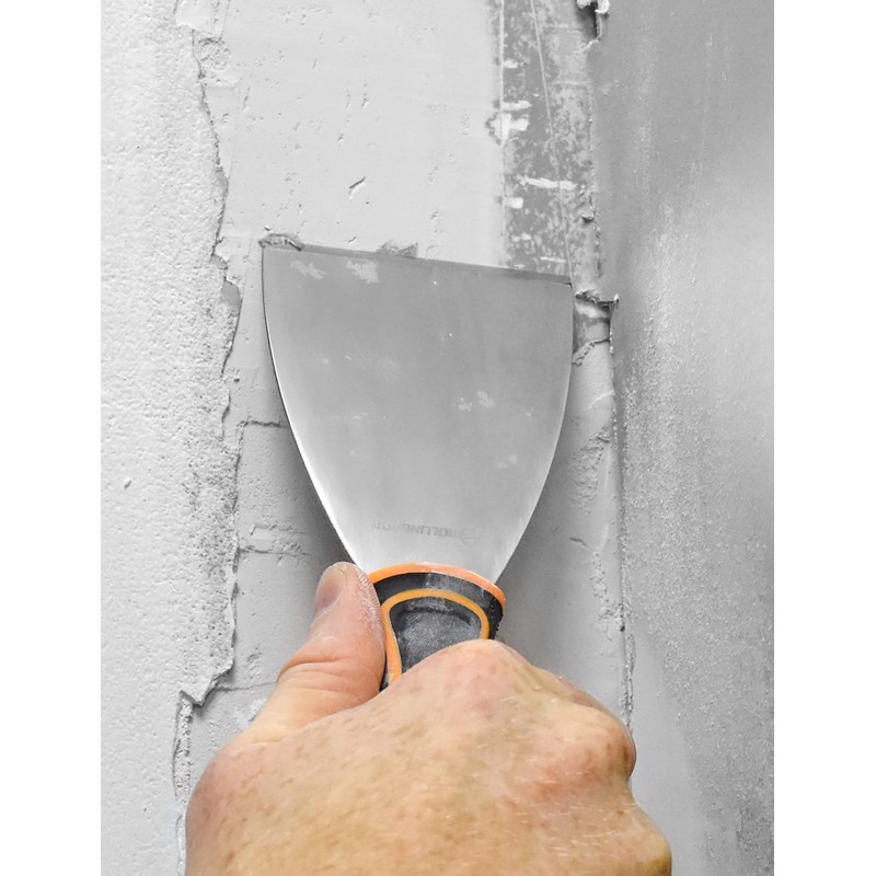 ROLLINGDOG 3 Inch Paint Scraper - Stiff Putty Knife Chisel