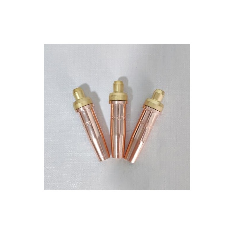 1-3-GPN,2-3-GPN,3-3-GPN Propane Cutting Torch Tips for Victor Style Torch,Pack of