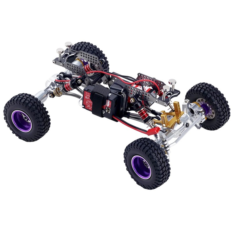 TCRC GR5 Titanium LCG Chassis Kit Frame Rail for Redcat