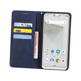 Applicable Arrows U Case Notebook Type for Arrows J / 801FJ / 901FJ Notebook Type Case Cover PU Leather Card Storage Wallet Type Shockproof Case with Magnet Stand Function 5 Colors (For Arrows U