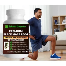 Cápsulas De Liberación Rápida De Raíz De Maca Negra