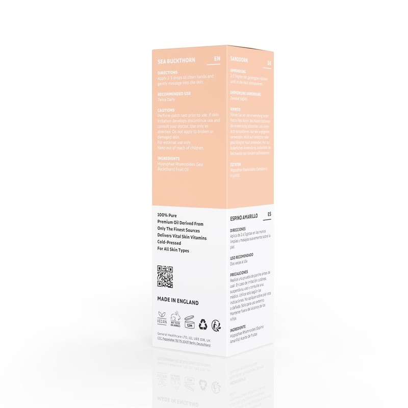 Dermavitamins 100% Pure Sea Buckthorn Oil - 30ml