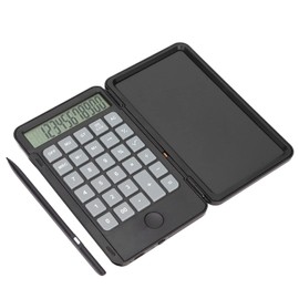 Scientific Calculator with Notepad, Small Portable Noiseless Pocket Calculator with 6.5in Writing Tablet for Middle School to College