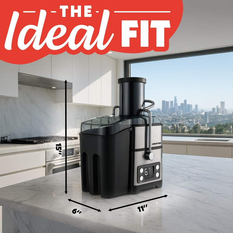 Gourmia 6 Speed Digital Juice Extractor - 6 Speeds with