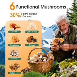 Café De Hongos Con Colágeno 30 Porciones Orgánico