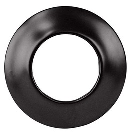 Westbrass R406-62 1-1/2" Opening x 2-1/2" OD Exterior Diameter Low Pattern Sure Grip Flange, Matte Black